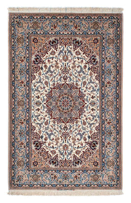Silk Carpet - Ghom Silk - Premium - 202 x 128 cm - beige