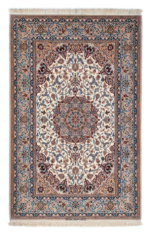 Silk Carpet - Ghom Silk - Premium - 202 x 128 cm - beige