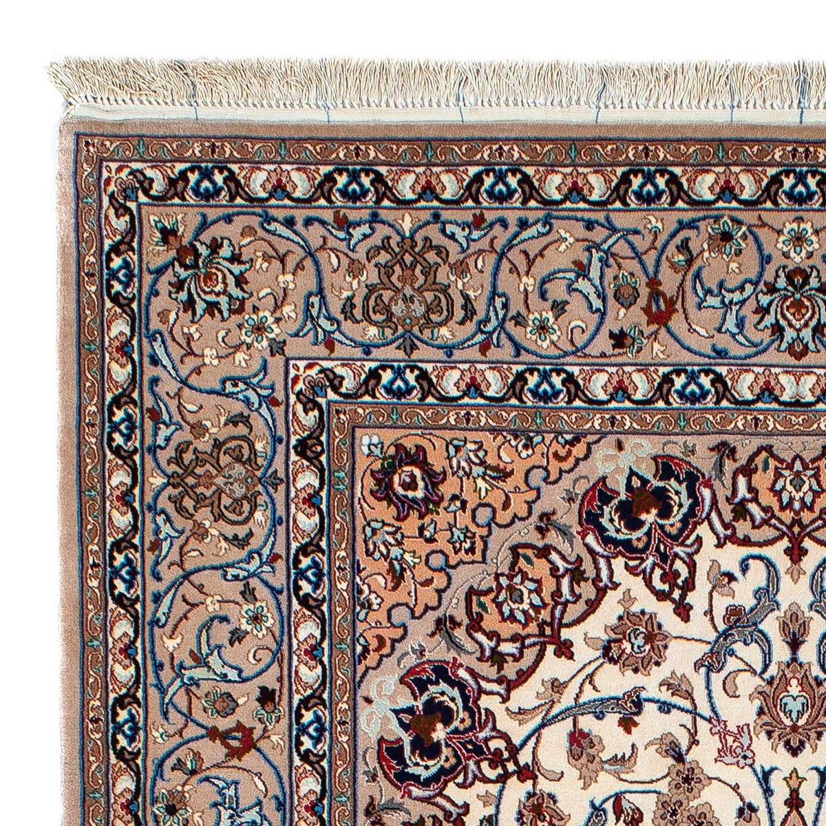 Silk Carpet - Ghom Silk - Premium - 202 x 128 cm - beige