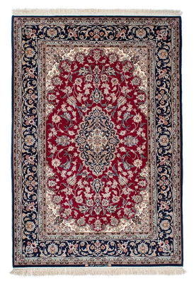 Silk Carpet - Ghom Silk - Premium - 200 x 130 cm - röd