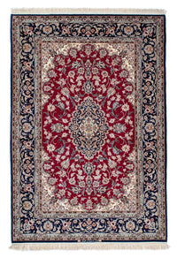 Silk Carpet - Ghom Silk - Premium - 200 x 130 cm - röd