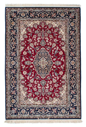 Silk Carpet - Ghom Silk - Premium - 200 x 130 cm - röd
