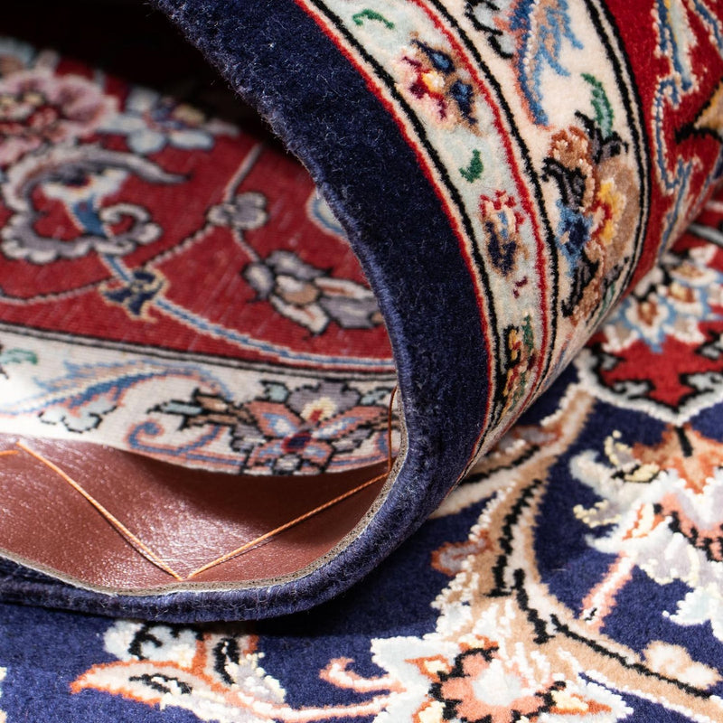 Persisk matta - Isfahan - Premium - 197 x 130 cm - mörkblå