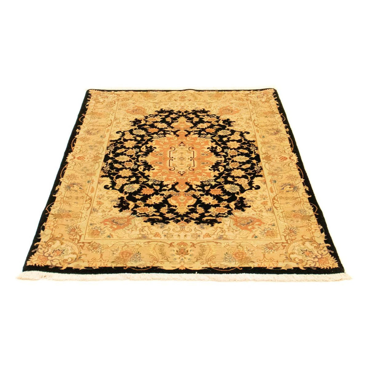 Persisk matta - Tabriz - Royal - 157 x 101 cm - svart