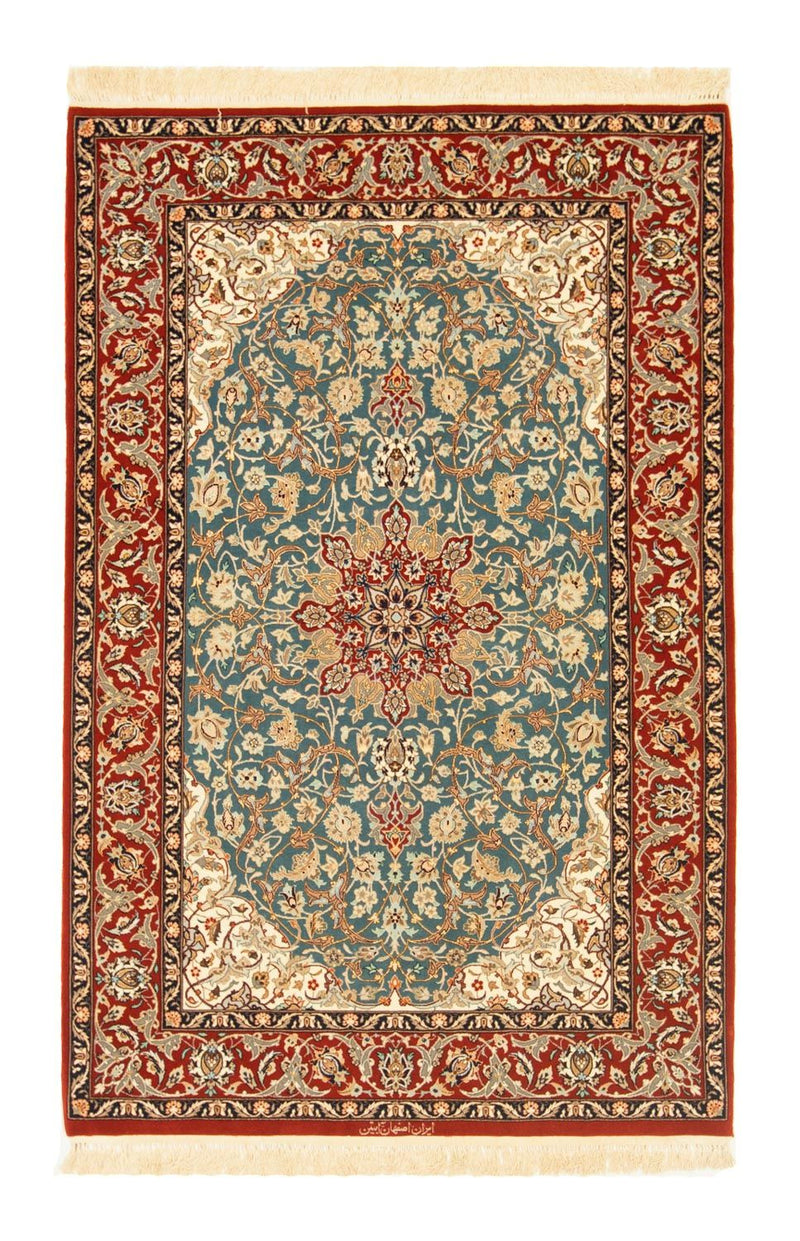 Persisk matta - Isfahan - Premium - 162 x 106 cm - röd
