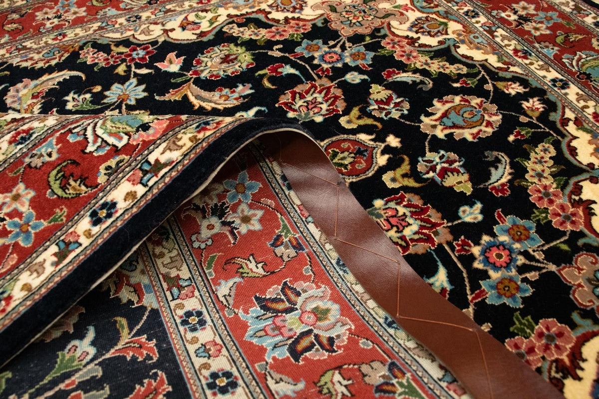 Persisk matta - Ghom - 152 x 103 cm - svart