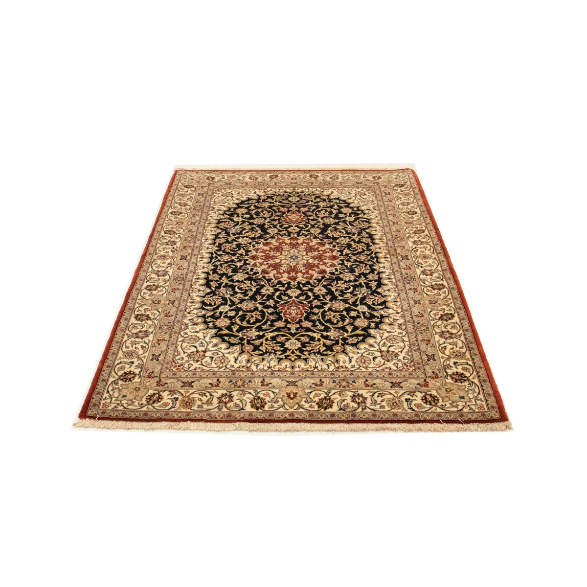 Persisk matta - Ghom - 160 x 103 cm - svart