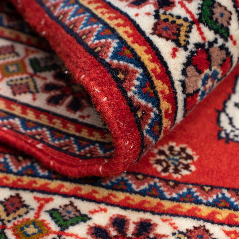 Gabbeh-matta - Kashkuli Persiska - 88 x 61 cm - röd