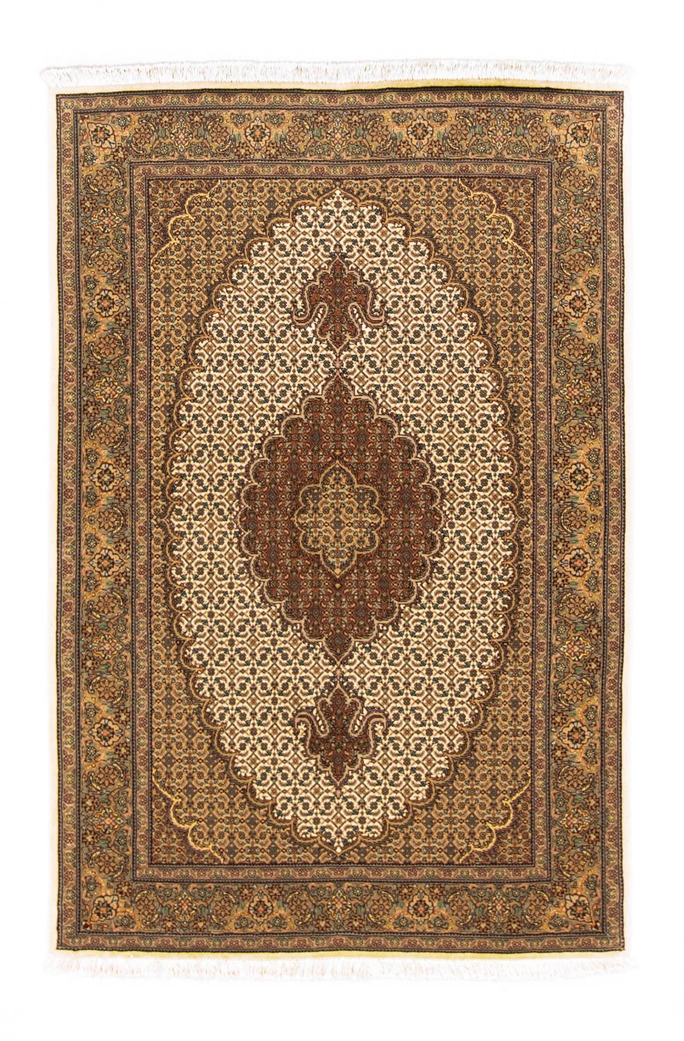 Persisk matta - Tabriz - 155 x 102 cm - beige