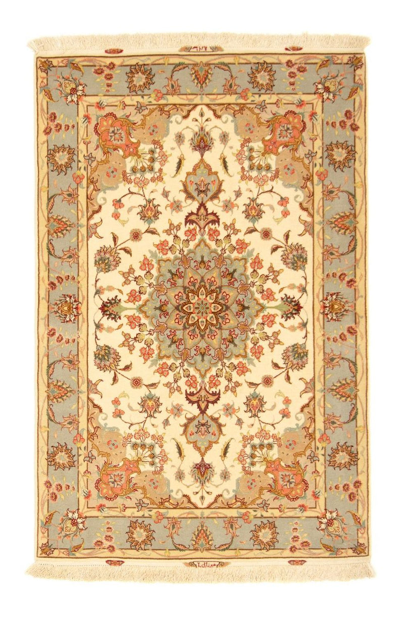 Persisk matta - Tabriz - Premium - 153 x 100 cm - beige