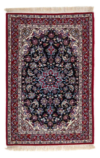 Persisk matta - Isfahan - Premium - 108 x 72 cm - mörkröd