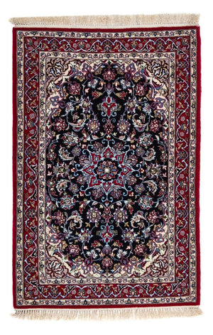 Persisk matta - Isfahan - Premium - 108 x 72 cm - mörkröd
