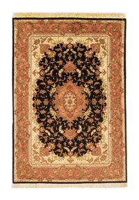 Persisk matta - Tabriz - Royal - 147 x 102 cm - mörkblå