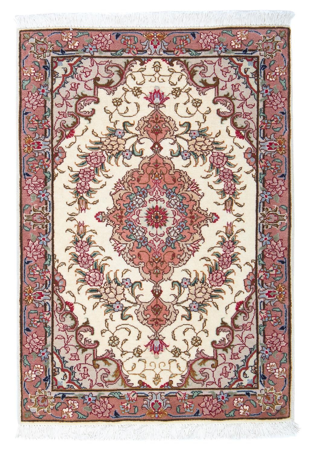 Persisk matta - Tabriz - Royal - 87 x 60 cm - beige