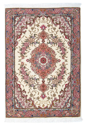 Persisk matta - Tabriz - Royal - 87 x 60 cm - beige