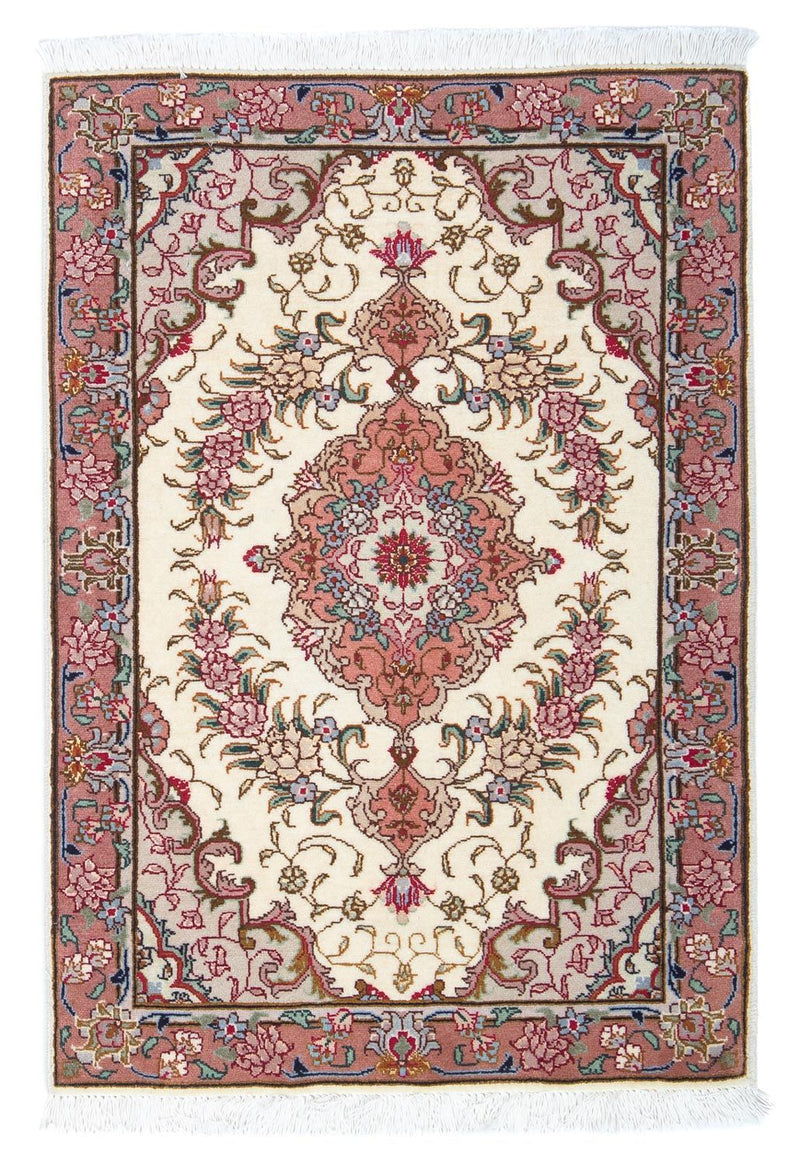 Persisk matta - Tabriz - Royal - 87 x 60 cm - beige