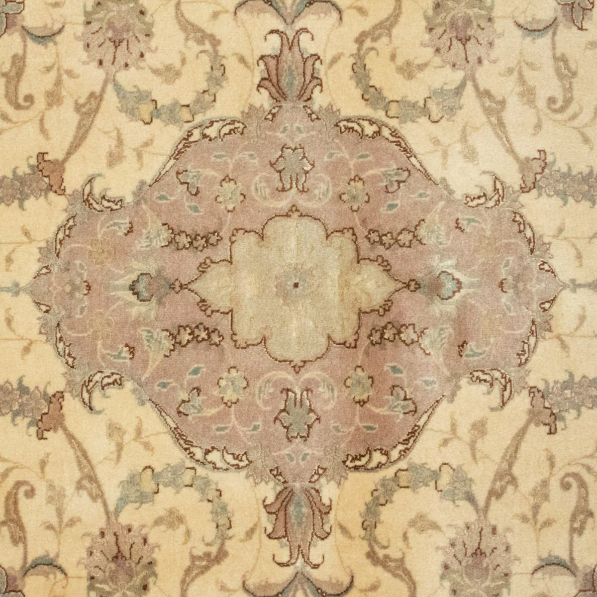 Persisk matta - Tabriz - Royal - 144 x 103 cm - beige