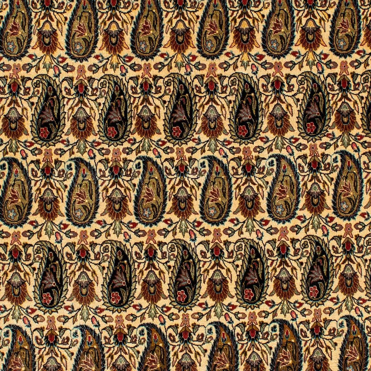 Silk Carpet - Ghom Silk - Premium - 195 x 135 cm - ljusbeige