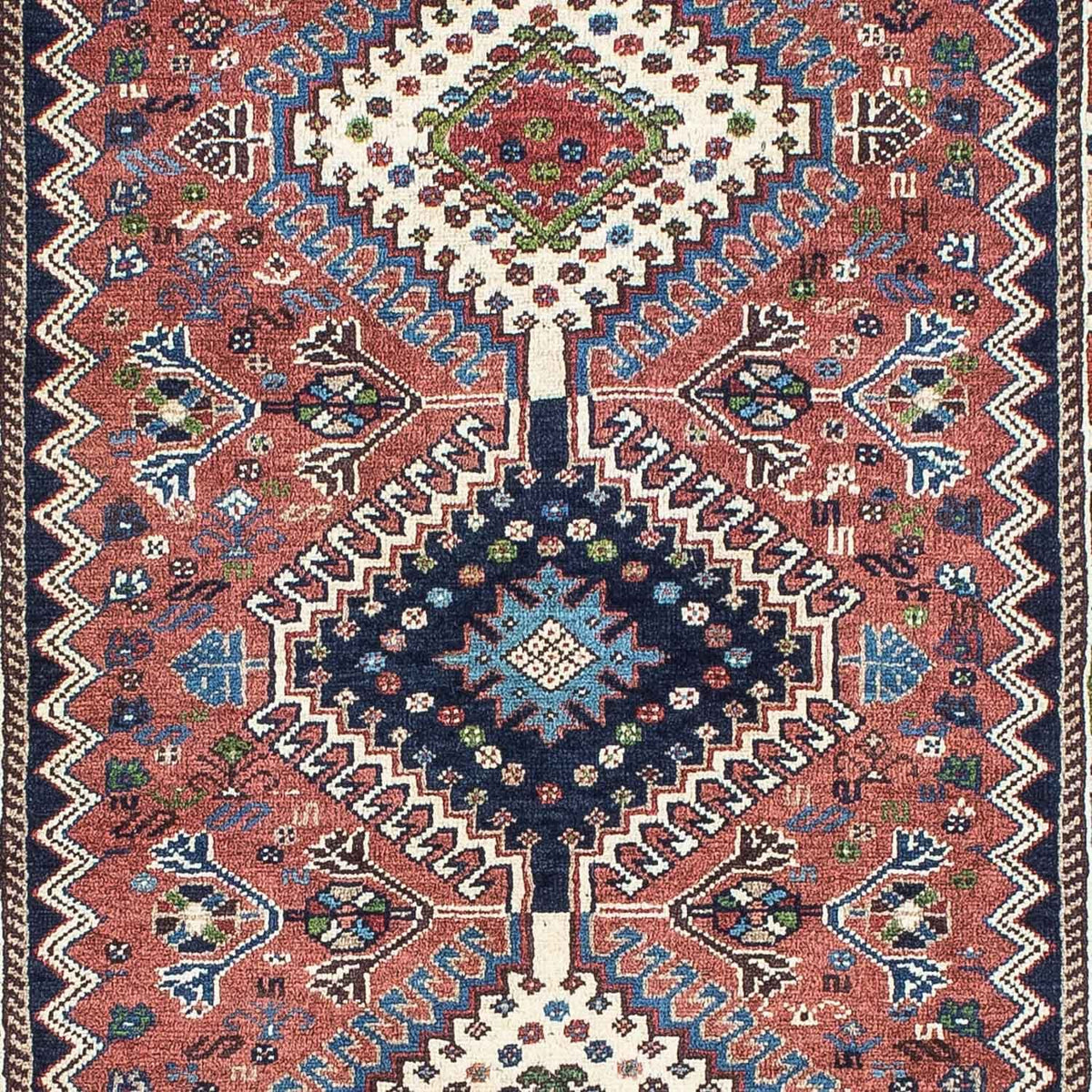 Runner Persisk matta - Nomadic - 205 x 78 cm - ljusröd