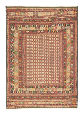 Kelim Carpet - orientalisk matta - 179 x 129 cm - flerfärgad