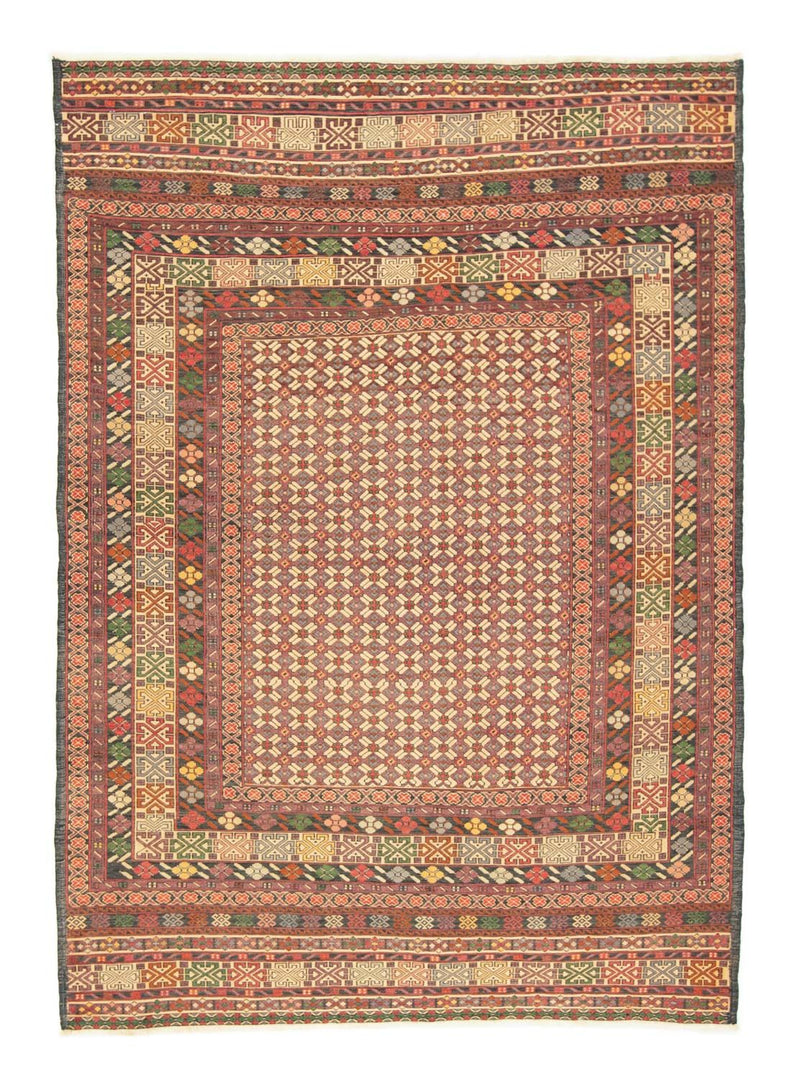 Kelim Carpet - orientalisk matta - 179 x 129 cm - flerfärgad