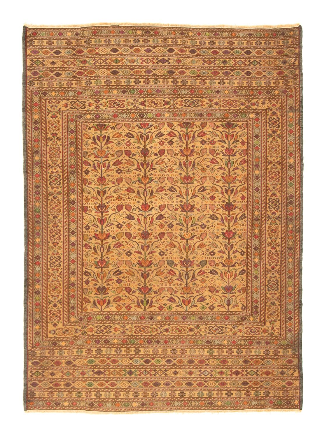 Kelim Carpet - orientalisk matta - 177 x 129 cm - flerfärgad