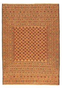 Kelim Carpet - orientalisk matta - 189 x 143 cm - flerfärgad