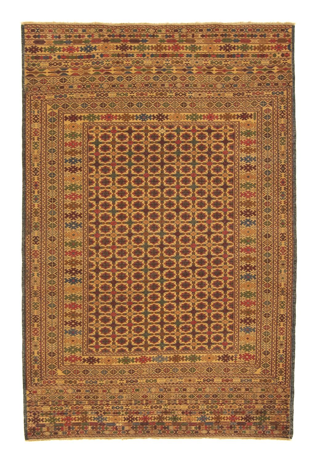 Kelim Carpet - orientalisk matta - 190 x 125 cm - flerfärgad