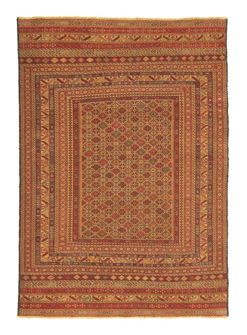 Kelim Carpet - orientalisk matta - 173 x 127 cm - flerfärgad