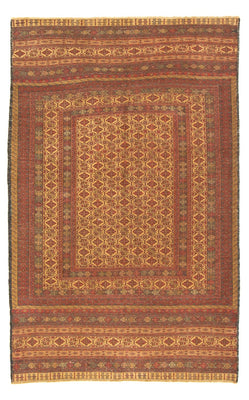 Kelim Carpet - orientalisk matta - 199 x 130 cm - flerfärgad