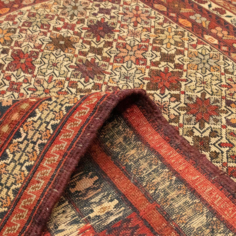Kelim Carpet - orientalisk matta - 178 x 117 cm - flerfärgad