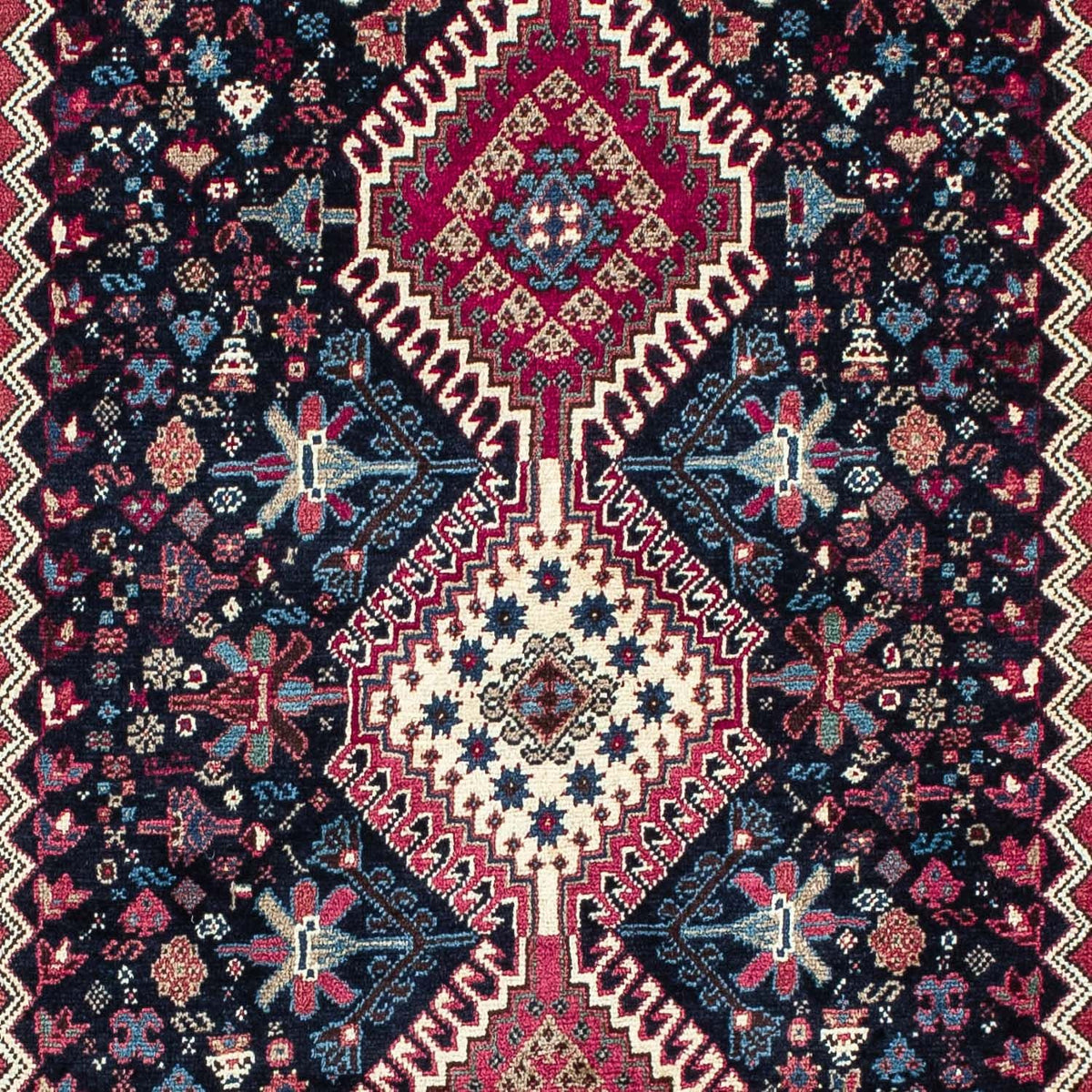 Runner Persisk matta - Nomadic - 203 x 83 cm - mörkblå