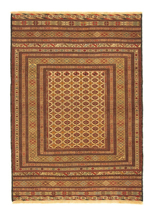 Kelim Carpet - orientalisk matta - 180 x 126 cm - flerfärgad