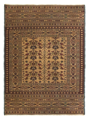 Kelim Carpet - orientalisk matta - 132 x 94 cm - flerfärgad