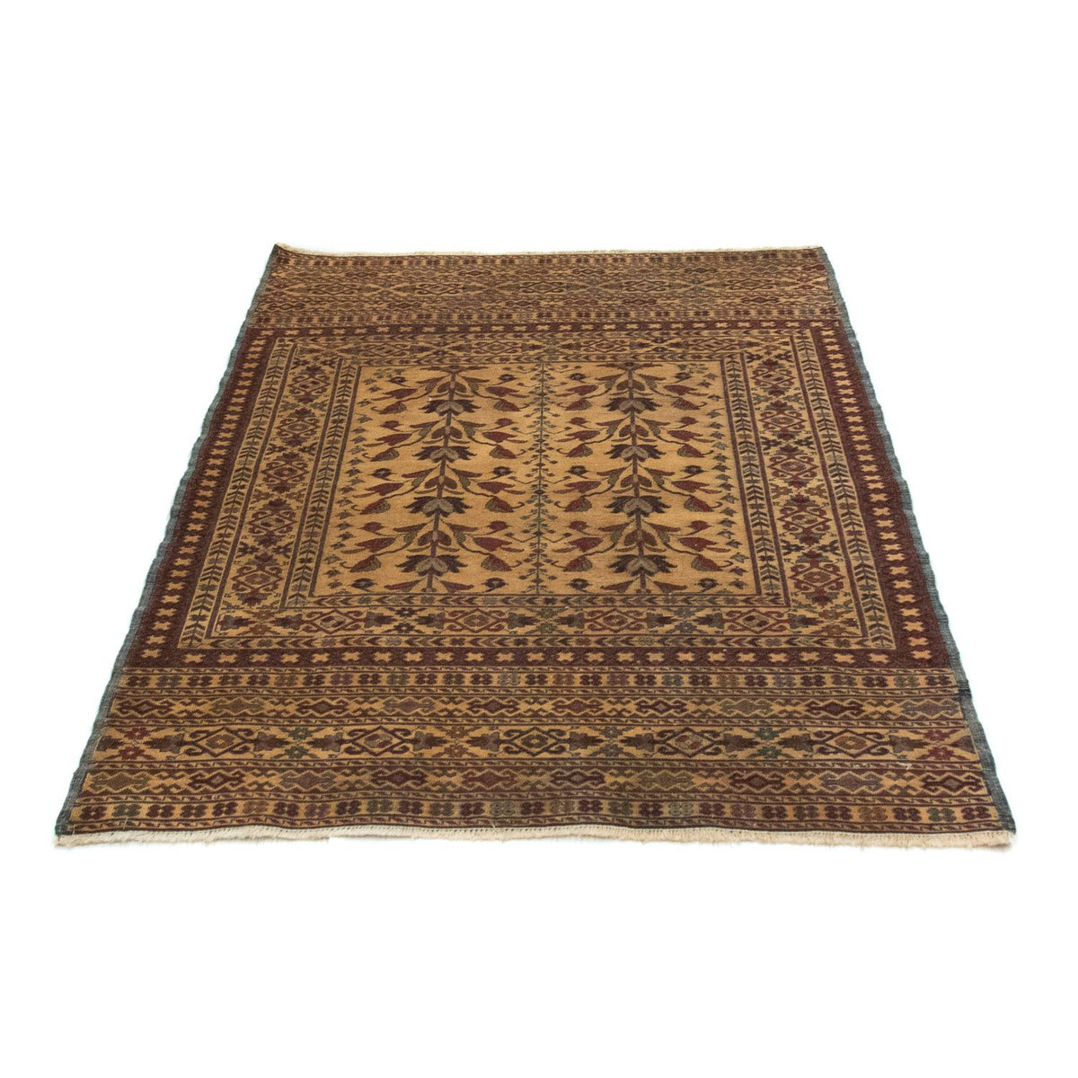 Kelim Carpet - orientalisk matta - 132 x 94 cm - flerfärgad