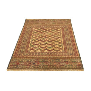 Kelim Carpet - orientalisk matta - 144 x 89 cm - flerfärgad