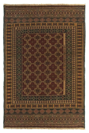 Kelim Carpet - orientalisk matta - 137 x 93 cm - flerfärgad