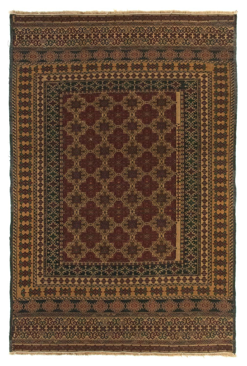 Kelim Carpet - orientalisk matta - 137 x 93 cm - flerfärgad