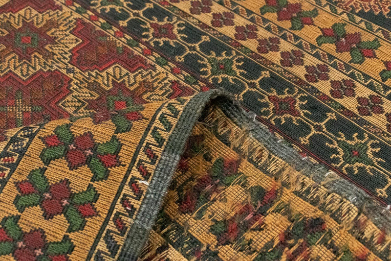 Kelim Carpet - orientalisk matta - 137 x 93 cm - flerfärgad