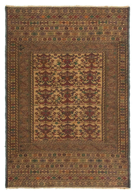 Kelim Carpet - orientalisk matta - 140 x 92 cm - flerfärgad