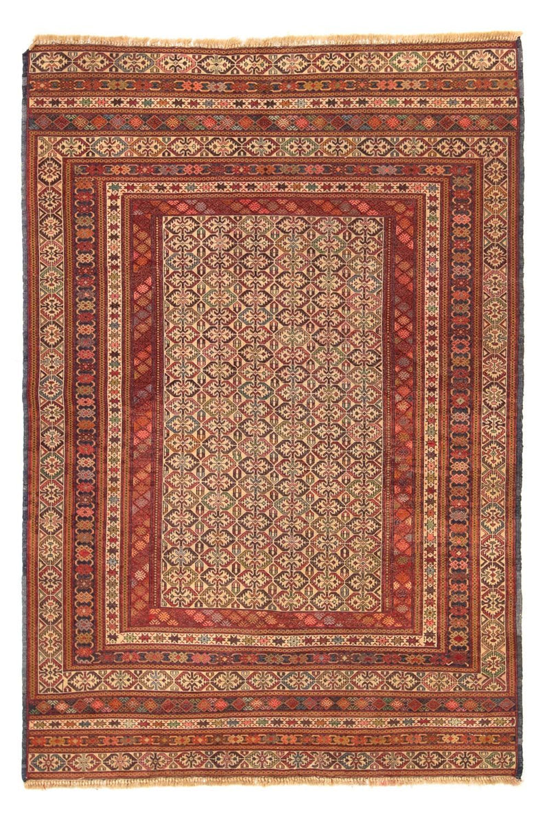 Kelim Carpet - orientalisk matta - 182 x 125 cm - flerfärgad