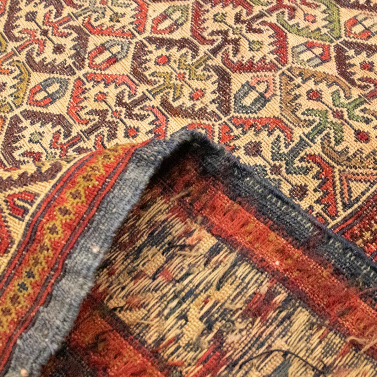 Kelim Carpet - orientalisk matta - 182 x 125 cm - flerfärgad