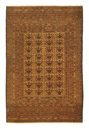 Kelim Carpet - orientalisk matta - 187 x 125 cm - flerfärgad