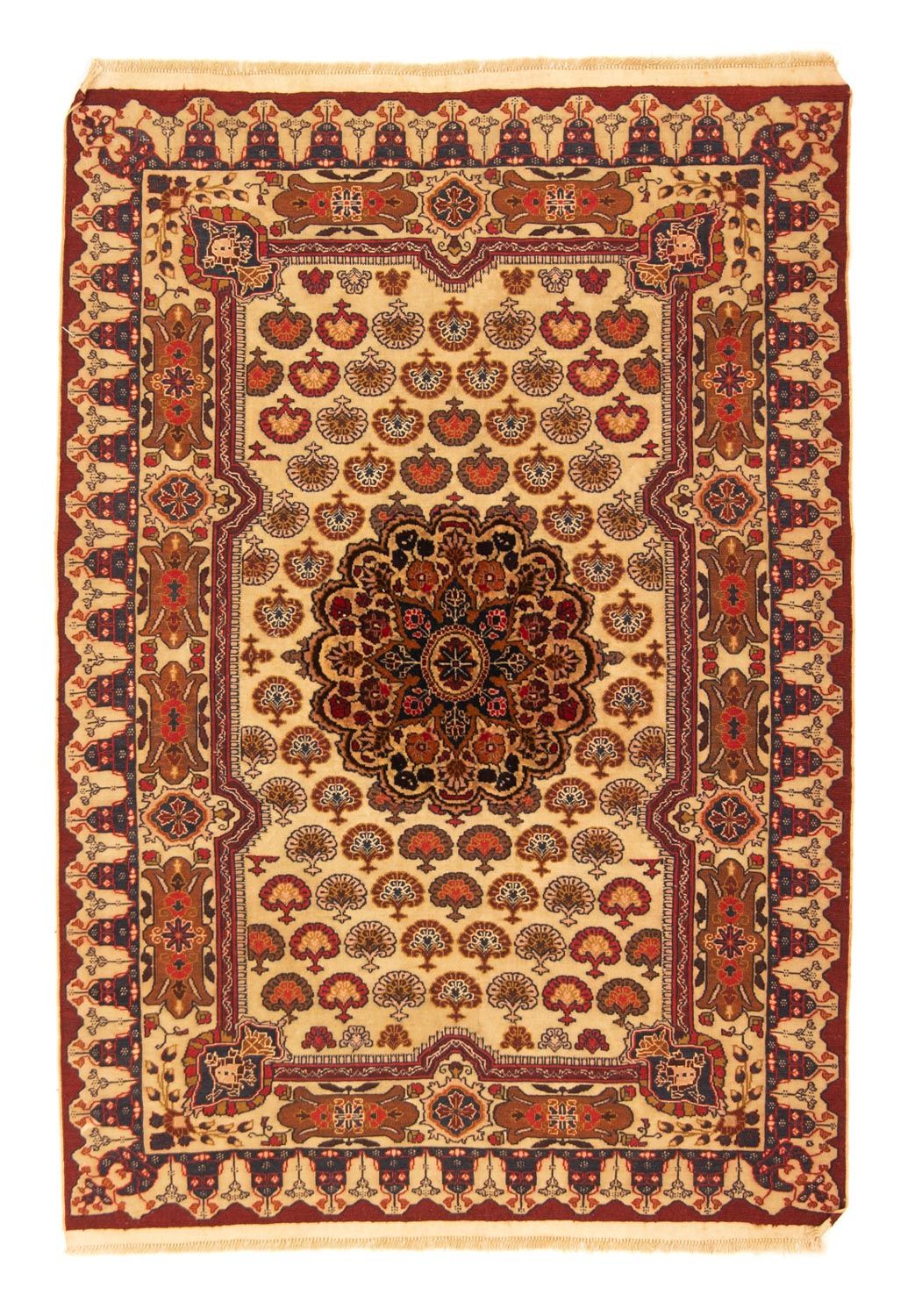 Kelim Carpet - orientalisk matta - 188 x 137 cm - flerfärgad