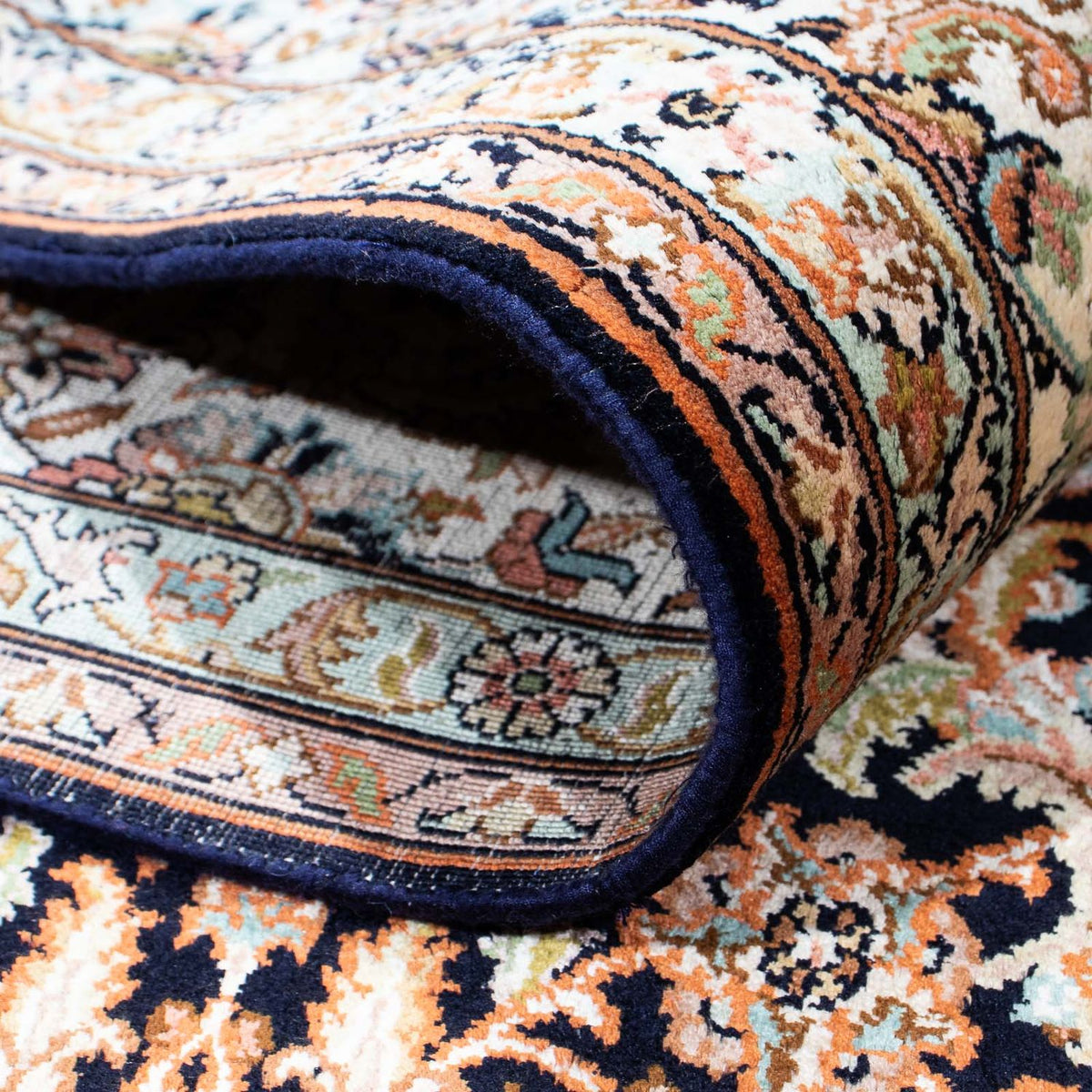 Persisk matta - Classic - 226 x 154 cm - mörkblå