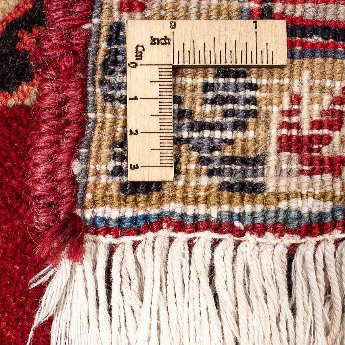 Persisk matta - Nomadic - 334 x 265 cm - mörkröd