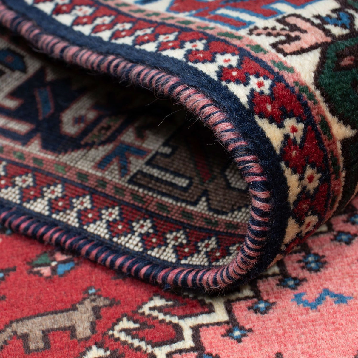 Runner Persisk matta - Nomadic - 197 x 80 cm - mörkröd