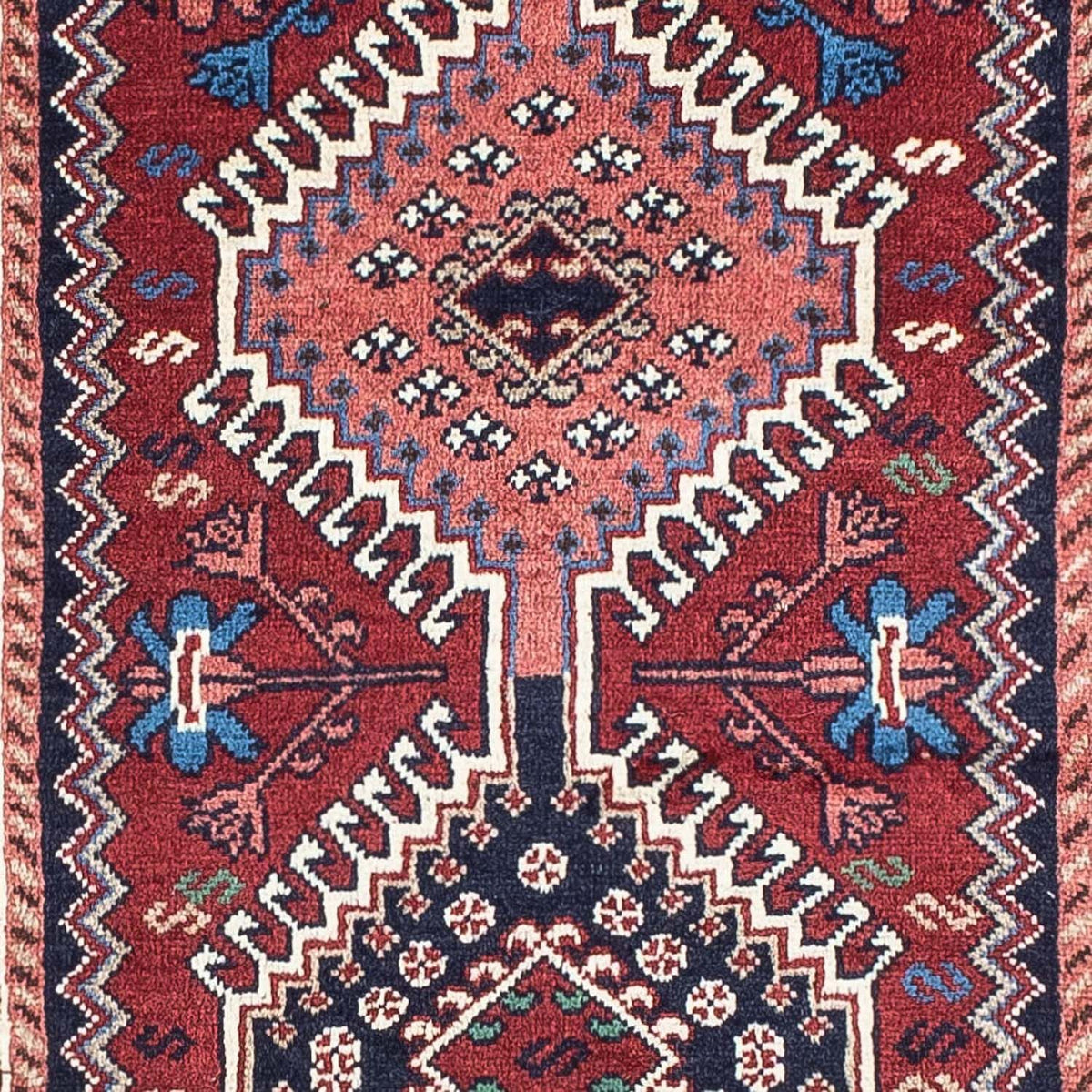 Runner Persisk matta - Nomadic - 195 x 79 cm - röd