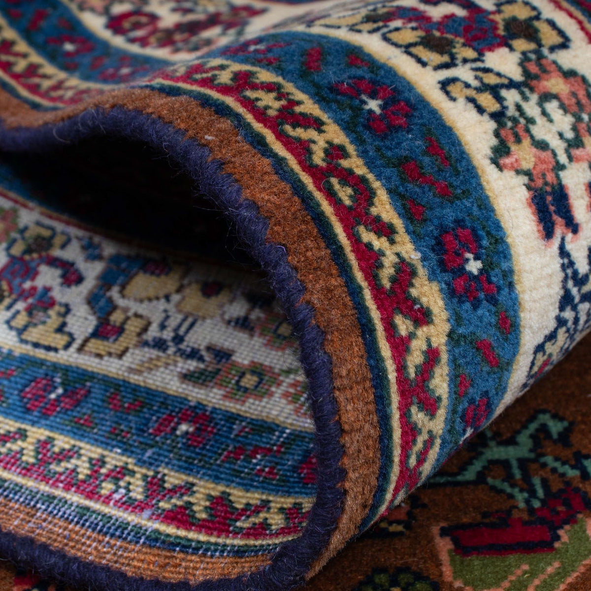 Persisk matta - Nomadic - 158 x 120 cm - brun