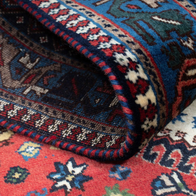 Runner Persisk matta - Nomadic - 196 x 87 cm - mörkröd